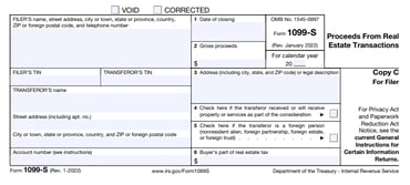 What is IRS Form 1099-S?