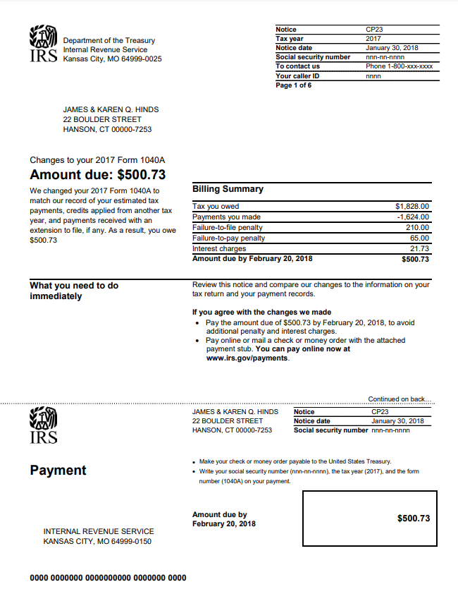 What is a CP23 Notice?